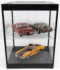 MODELLISMO AUTO STATICO TRIPLE 9 VETRINA ESPOSITORE BASE ROTANTE LUCI LED 1/18