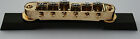 Jazzgitarre roller bridge Brücke jazz guitar gold