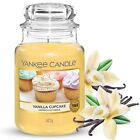 Yankee Candle Candela profumata in giara grande, Cupcake alla vaniglia, Durata F