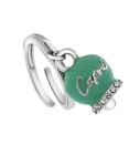 Anello BELVEDERE SILVER VERDE MARINO Amo Capri Donna