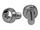 StarTech.com 12-24 Server Rack Screws 50 pack Nickel-plated CABSCRWS1224