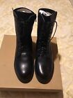 INUOVO BLACK LEATHER BIKER BOOTS SIZE 41. WITH BOX. NEW