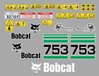 Bobcat 753 decalcomanie adesivi kit Completo