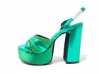 Jeffrey Campbell Damen Absatzschuh Pumps High Heel Sandalette Grün EU 39 US 8