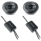 FOCAL COPPIA TWEETER A CUPOLA INVERTITA + CROSSOVER  DAL KIT ASE-165 AUTO CAMION