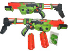 Nerf Gun Bundle -Vortex Praxis Disc Blaster  x2 - 10 Disc Magazine