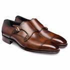 Cheaney Imperial Collect Tudor Double Buckle Monk Shoe in Bronzed Espresso Calf