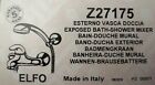 ZUCCHETTI RUBINETTERIA ELFO miscelatore a parete per vasca/doccia codice: Z27175