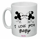 tazza mug 8x10 scritta i love you baby topolino san valentino amore regalo