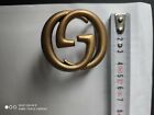 GUCCI MEDIA GRANDE DOPPIA G ORO ANTICATO- MEDIUM BUCKLE GUCCI GOLDEN ANCIENT