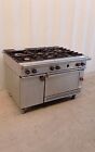 CUCINA A GAS 6 FUOCHI ZOPPAS SERIE 90 - 2 PIASTRE GRILL, FORNO E SCALDAVIVANDE