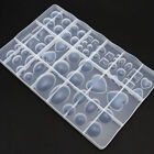 1X Time Gem Cabochon Silicone Mold DIY Making Resin Jewelry Oblate Mould