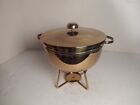 Vintage Mid Century Modern Tommi Parzinger Dorlyn Brass Chafing Dish Eames Era