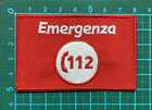 PATCH NUE 112 EMERGENZA - SOCCORSO SANITARIO - VIGILI DEL FUOCO - POLIZIA - CARA