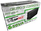 Gruppo Di Continuità 650VA 390W 2 Uscite Bivalenti AC Restart UPS650VA, Trustech