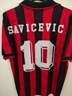 AC MILAN 1995-1996 Savicevic 10 camiseta shirt trikot maillot maglia