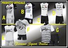 PIGIAMA JUVENTUS ESTIVO BAMBINO - RAGAZZO - ADULTO ORIGINALE 100% COTONE OFFERTA