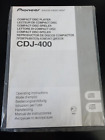 MANUALE / ISTRUZIONI ORIGINALI  PIONEER CDJ-400