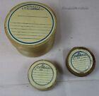 SCATOLINE DA FARMACIA IN CARTONE E LEGNO VINTAGE PER POMATE MEDICINA VINTAGE