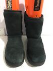 UGG AUSTRALIA GENUINE SHEEPSKIN BLACK SIZE 6 WOMENS WINTER SNOW BOOTS SHOES