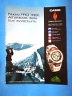 RITAGLIO DI GIORNALE PUBBLICITA  OROLOGIO CASIO PRO TREK DA COLLEZIONE - (151)