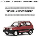 Adesivi Fiat Panda 4X4 141 SISLEY CANOE Scritte Sotto Porta Stickers Sportelli