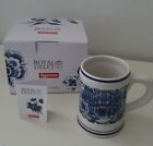 Nuovo SS21 Supreme Reale Delft 190 Bowery Birra Tazza Ceramica Bianco Blu