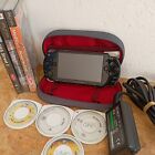 Sony PSP 2004 Slim Console Completa + 7 Giochi E Custodia PAL