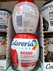 6 pz Coloreria Italiana Colorante per Tessuti Rosso Tulipano Scarta & Colora