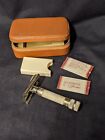 Vintage Hoffritz NY Slant Bar Safety Razor in Original Case Made in Germany