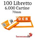 Pack DUE Cartine OCB Orange de 70 mm - 100 libretto