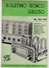 GELOSO BOLLETTINO TECNICO GELOSO N°61-62 1955