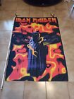 IRON MAIDEN - Flag Bandiera - RARE Vintage - 130 X 96 cm