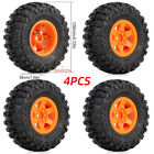 AUSTARHOBBY 2.2in Crawler Beadlock Wheels Tires Set for Axial SCX10 1/10 RC Car