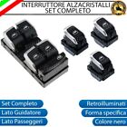 SET COMPLETO PULSANTIERA PULSANTI ALZACRISTALLI PER AUDI A4 B8 B8 AVANT