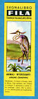 Segnalibro-Bookmark - FILA - AIRONE CENERINO - Animali Interessanti