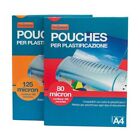 POUCHES PER PLASTIFICATRICI 125 MICRON (CF. 100 PZ.)