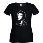 T-shirt SID VICIOUS nera ottimo cotone bassista punk pistols taglio femminile