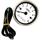 BARON BA-07-670T TACHOMETER 3  REPLACEMENT W/WHITE FACE INDICATORE CONTAGIRI