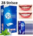 Strisce Sbiancanti Denti Sbiancamento Kit Sbiancante Professionale Set per 28 Pz