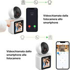 Camera Videochiamata Bidirezionale,Telecamera di Sicurezza Wireless 2,8Pollici