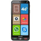 Brondi Amico S 5.7" Smartphone - Nero (Sbloccato)(Dual SIM) + Cover + Vetro Prot