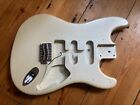 Sunn Mustang Fender Strat Stratocaster Guitar Body Solid Pearl White FMIC