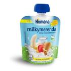 Humana Milky merenda Mela, Banana e Biscotto 100GR