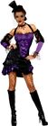 Costume Carnevale Donna Strega Witch Halloween Adulto