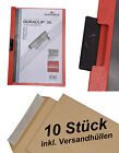 10x Durable Cartelletta con Clip Duraclip 30,Film Rigidi,Fino 30 Foglia Rosso +