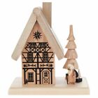 Handmade Wooden Santa House Cabin German Incense Smoker - SMD146X1697X7