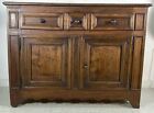 ANTICA CREDENZA PIEMONTESE LEGNO NOCE PIOPPO PATINA ORIGINALE MADIA EPOCA 1700