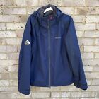 Musto BR1 Sailing Jacket Men s Large Navy Blue Waterproof Hooded Rain Coat