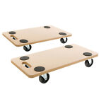 2x AREBOS Carrello a piattaforma Dolly piattaforma 200kg